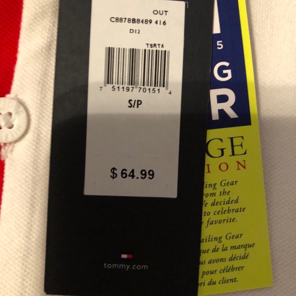 Men’s Tommy Hilfiger polo color blocked - Picture 4 of 4